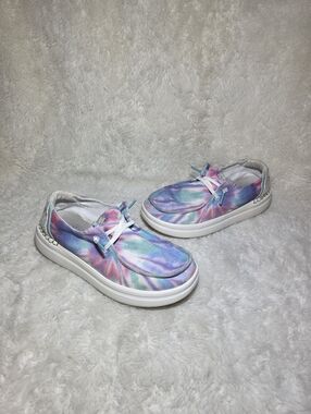 Hey Dude Wendy Rise Candy Tie Dye Platform Loafers - Women’s Size 6
